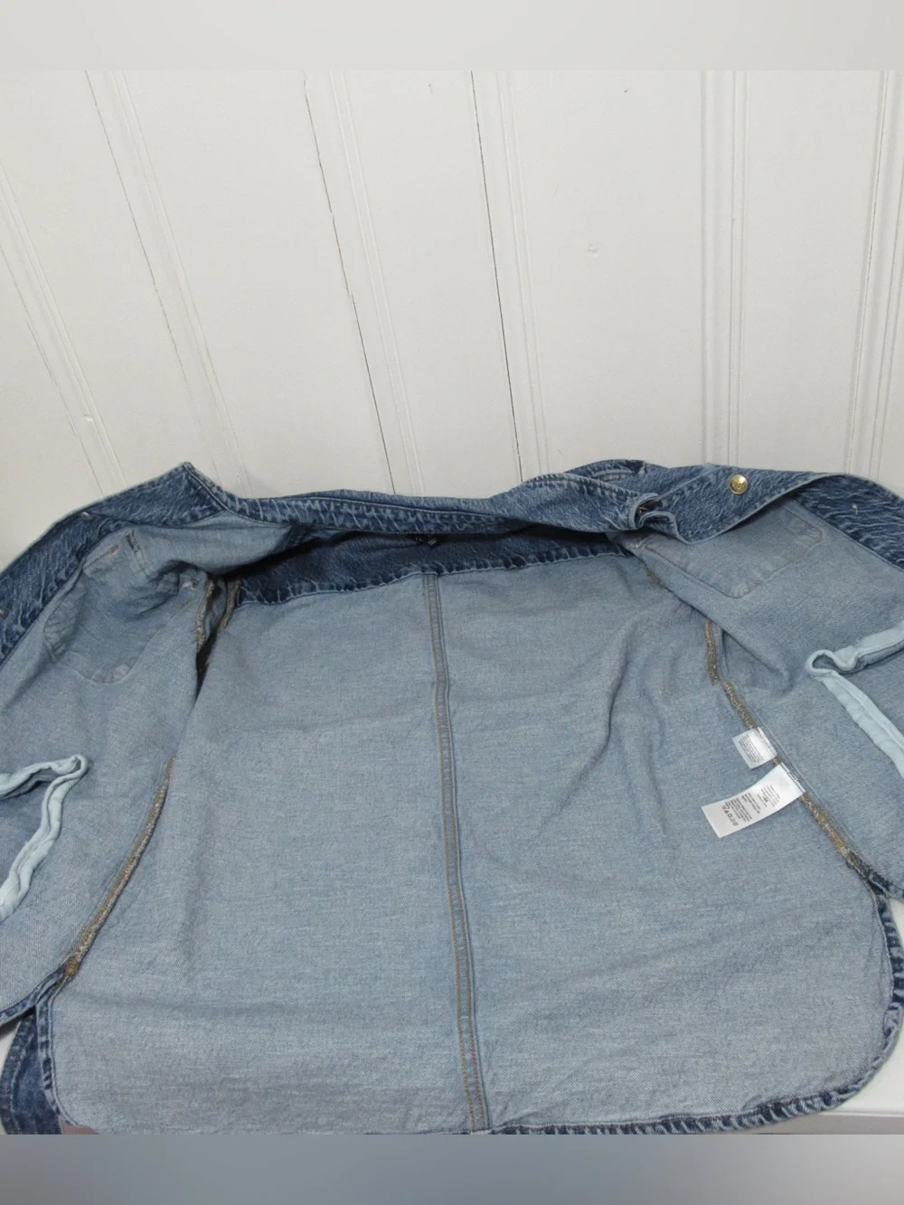 J. Crew Denim Belted Shirt Jacket Size Small